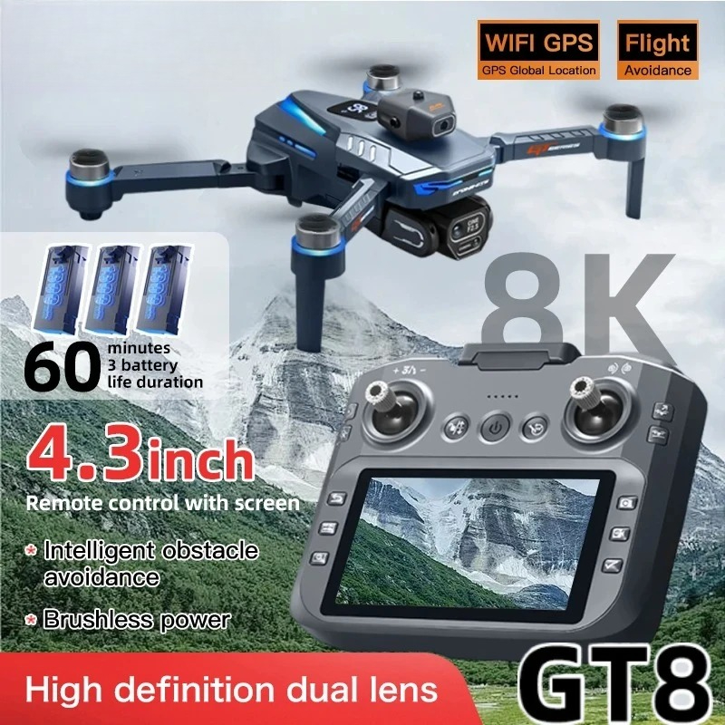 Drone Mapping - Drone GT8 original 8K professionnel avec