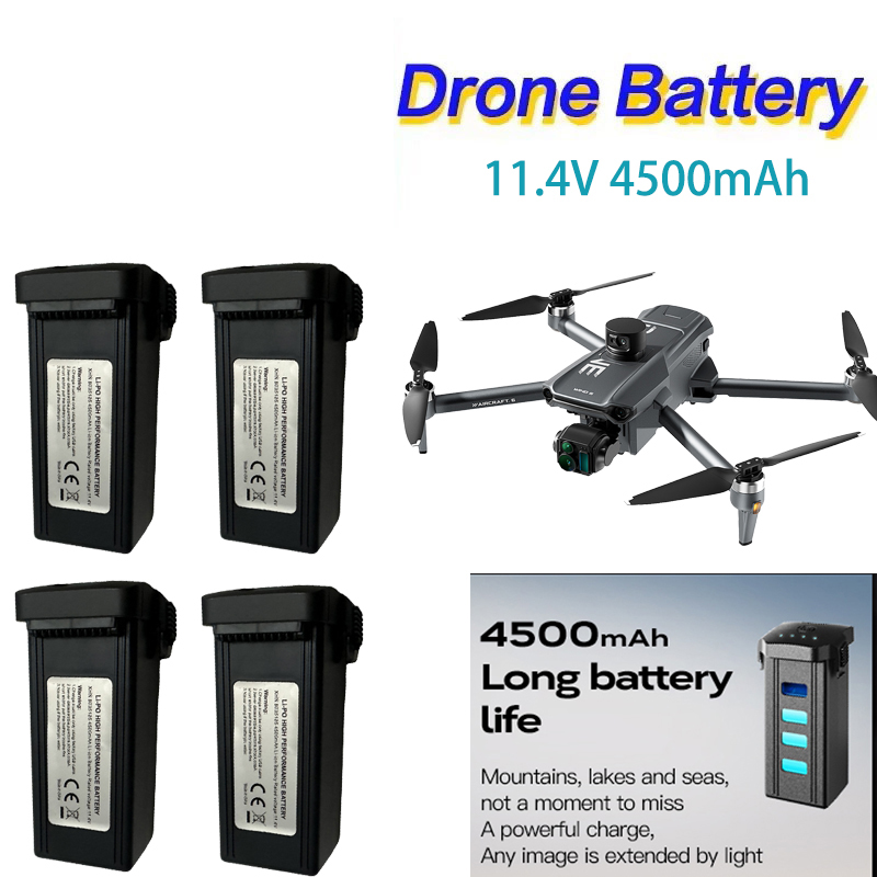 Drone Mapping - Batterie Lipo intelligente 11.4V 4500mAh pour
