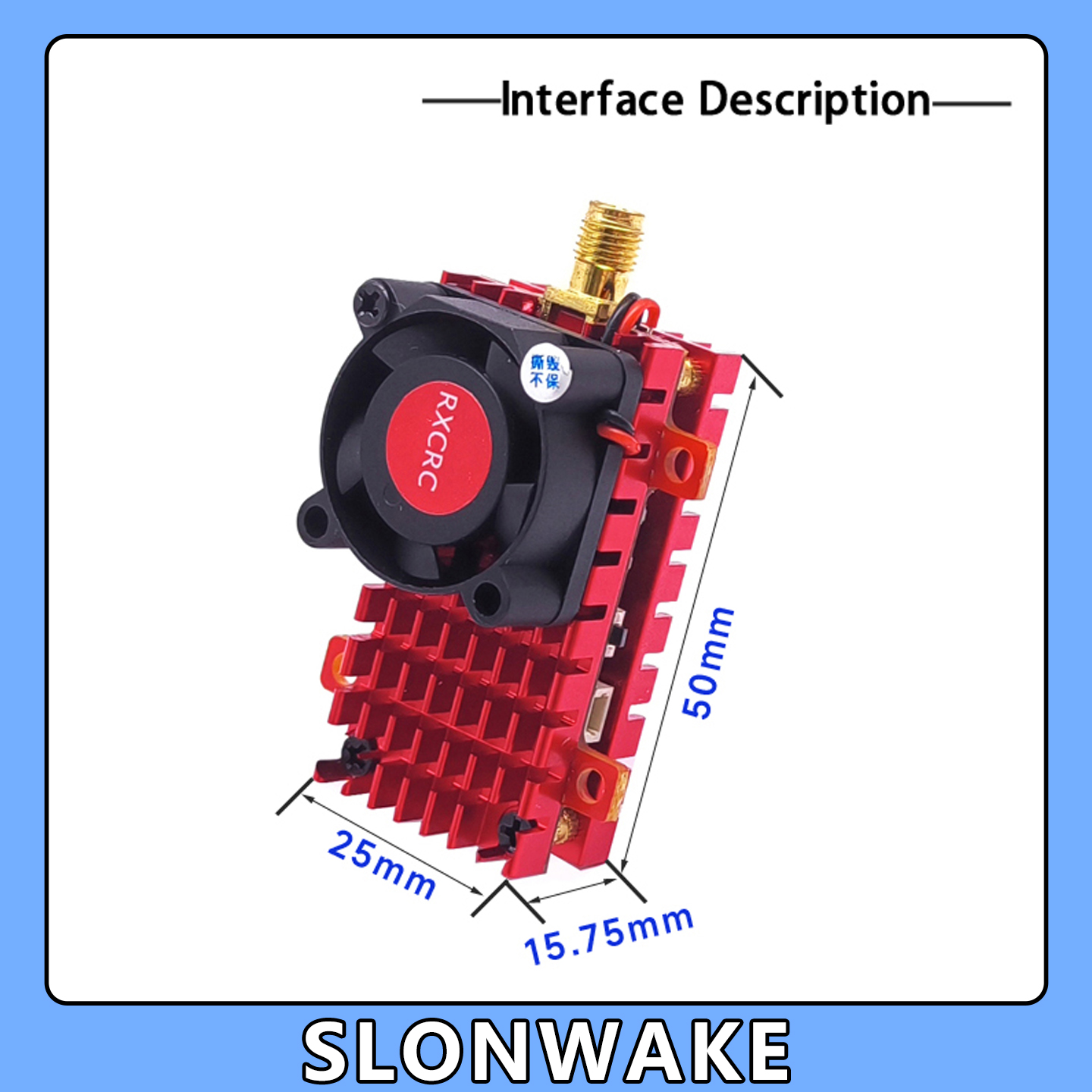 SLONWAKE 5.8G 2W VTX FPV 1800T - Drone Cinematic avis et prix