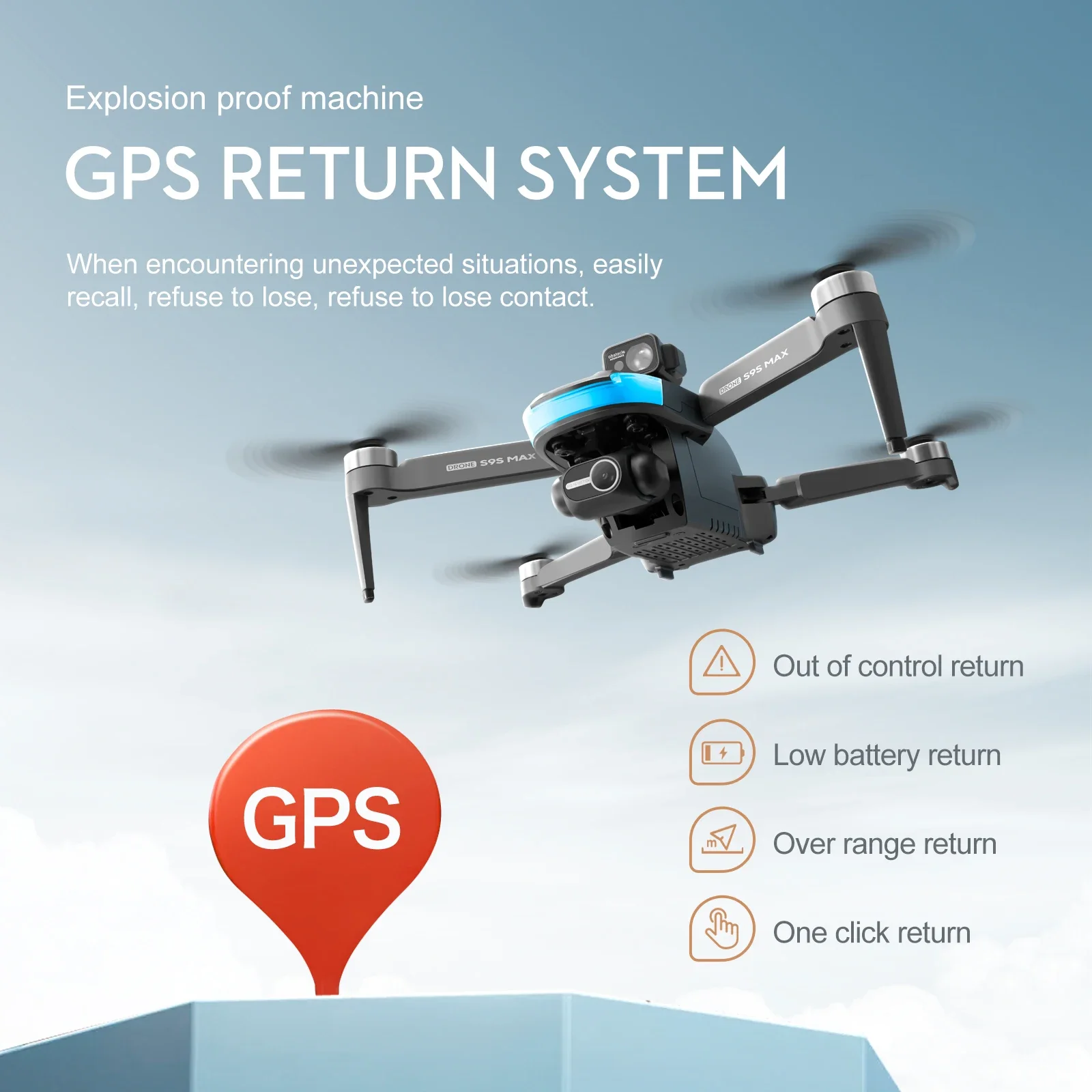 Nouveau S9S MAX MINI Drone 4K  - Drone Cinematic avis et prix