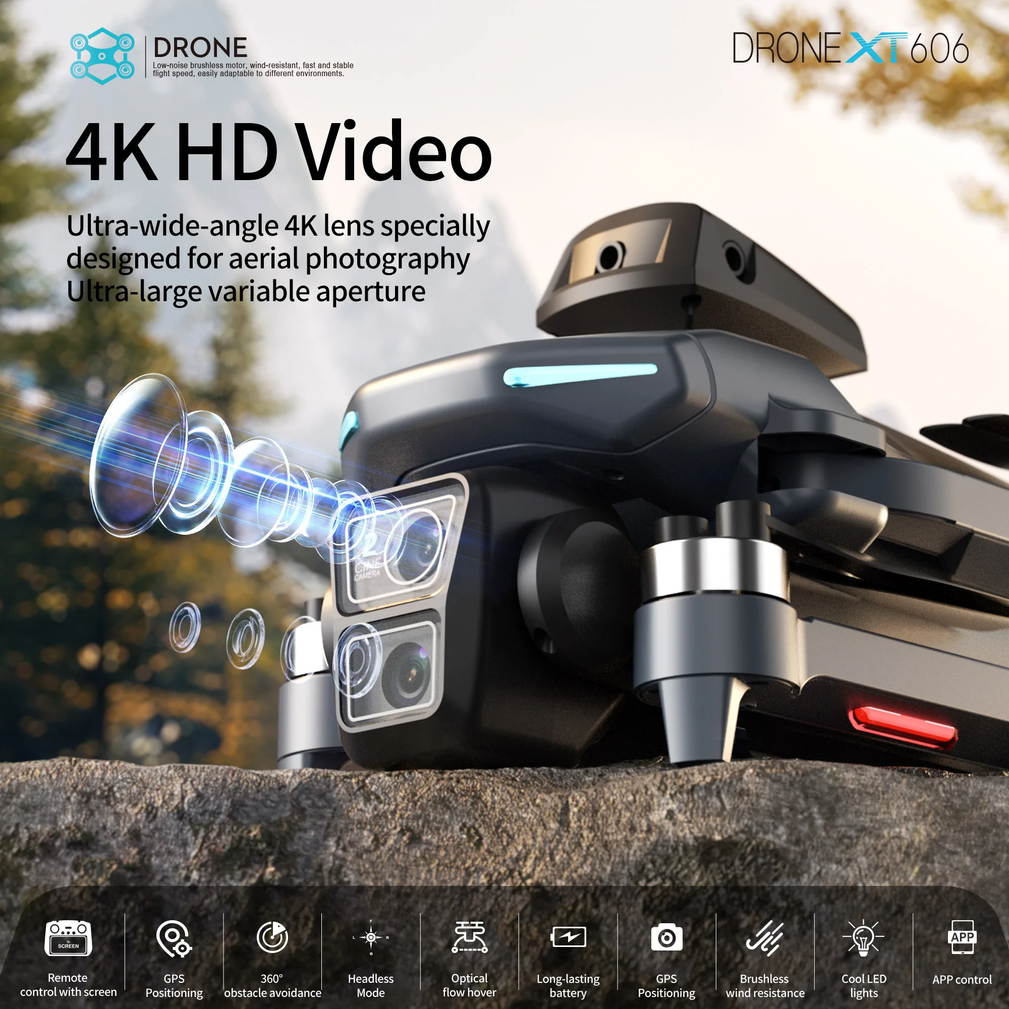 Drone GPS Original XT606 MAX 4 - Drone Mapping avis et prix