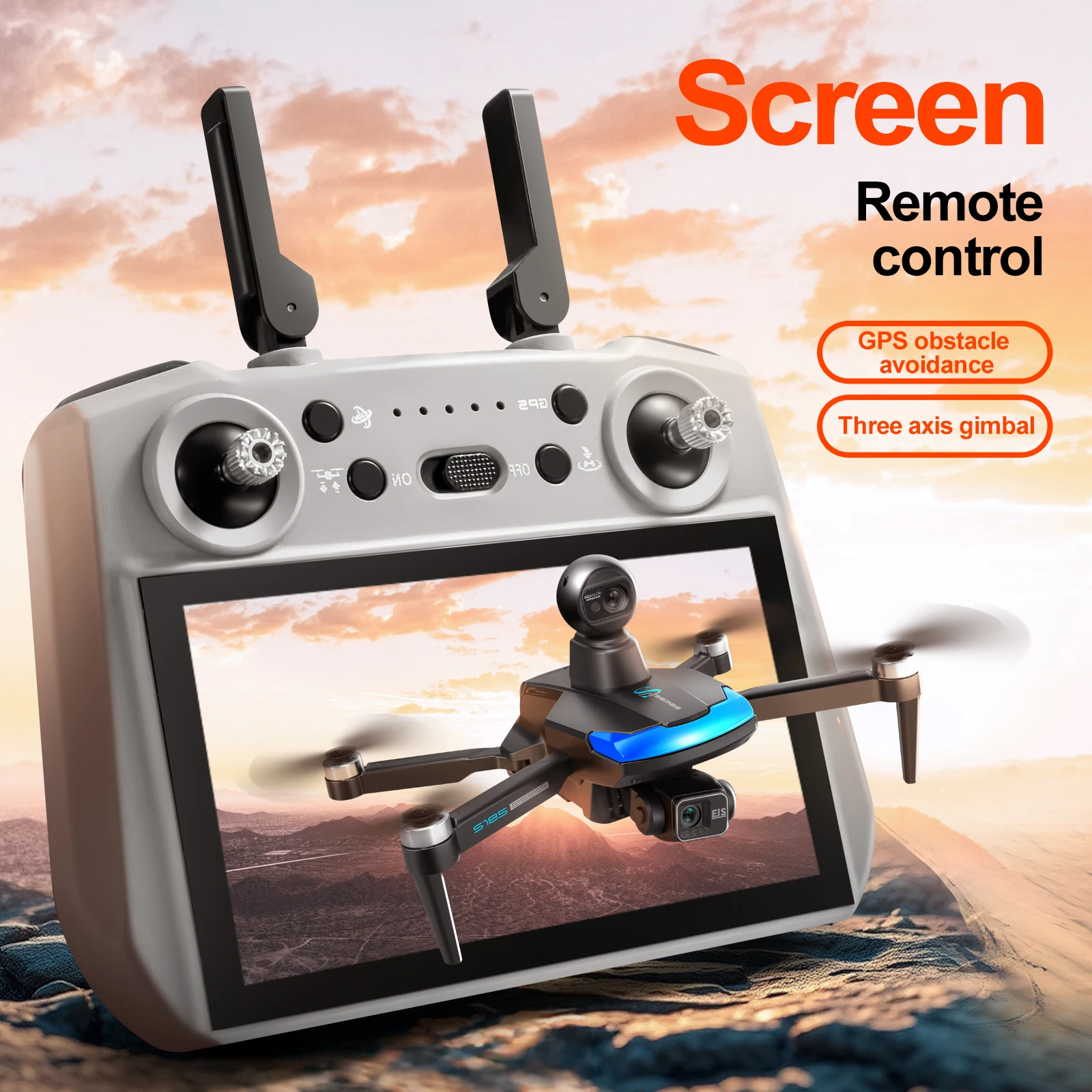 Drone professionnel S185 2.7K  - Drone Mapping avis et prix