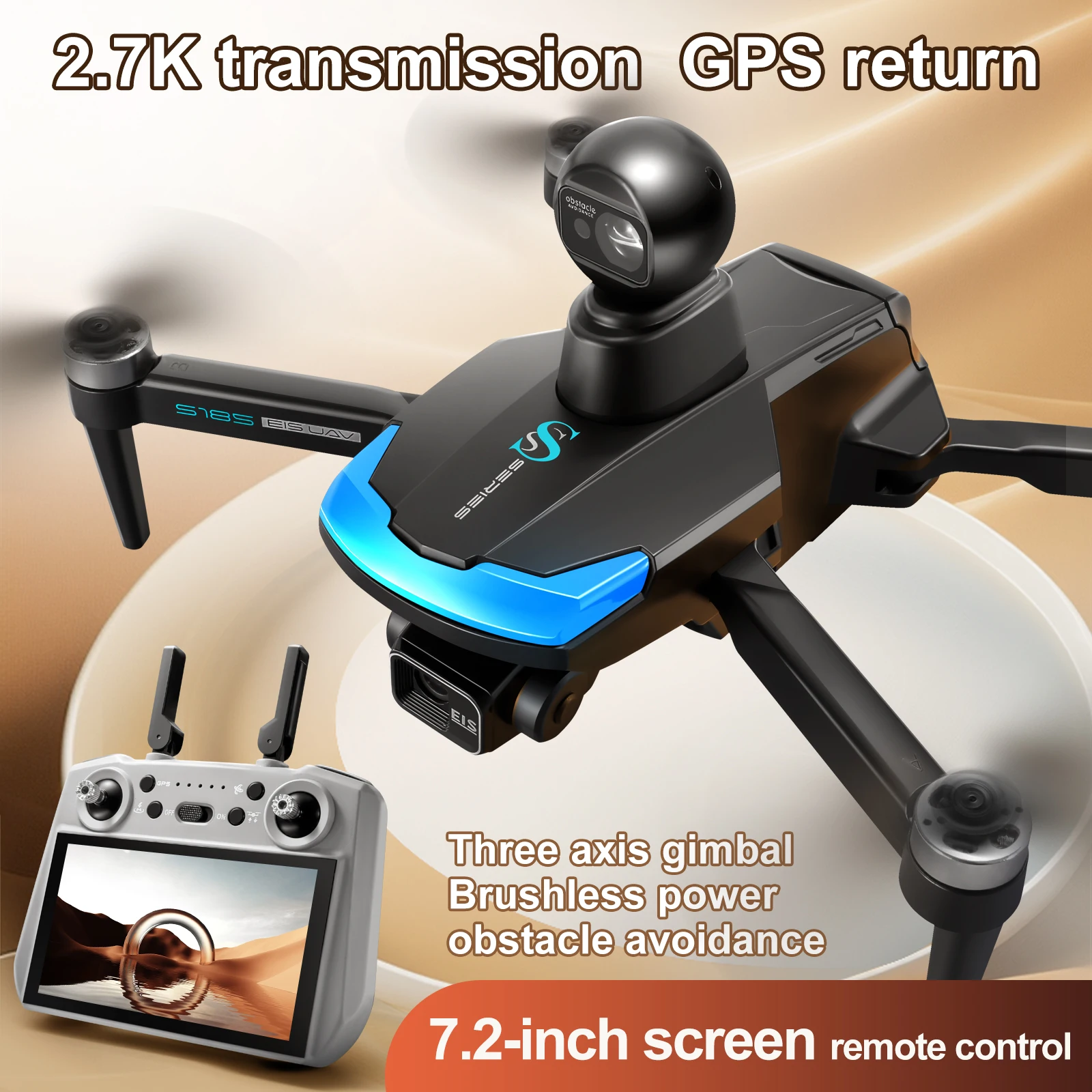 Drone professionnel S185 2.7K  - Drone Mapping avis et prix