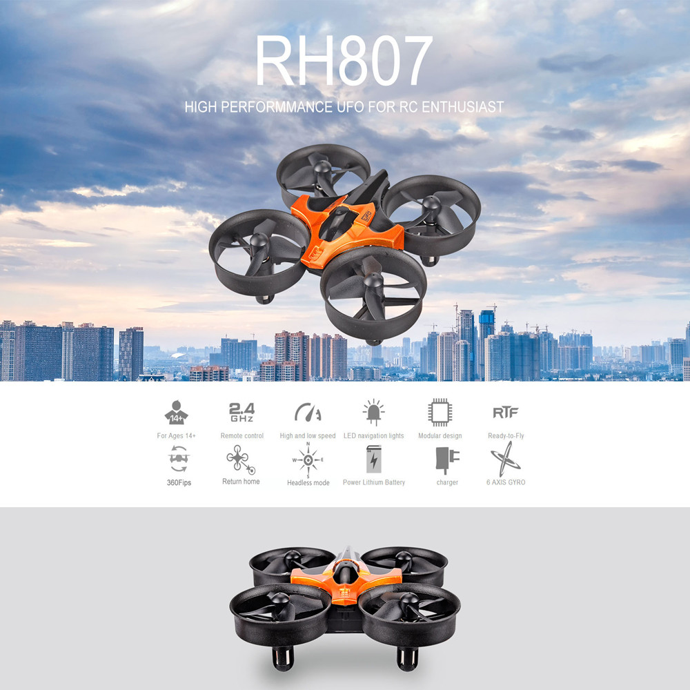 Mini drone RC avec mode sans t - Eachine Drone E010 avis et prix