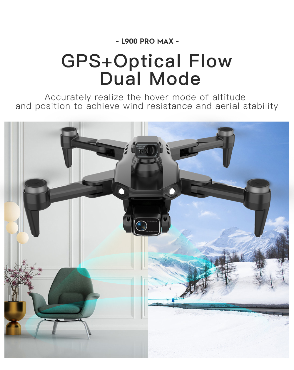 LYZRC L900 PRO MAX Laser évite - Drone Photogrammetry avis et prix