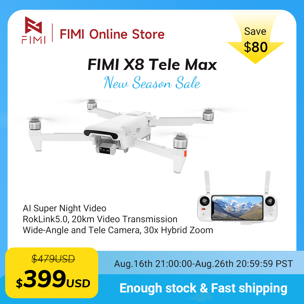Drone FIMI X8 Tele Max 4K Prof - Drone Multispectral avis et prix
